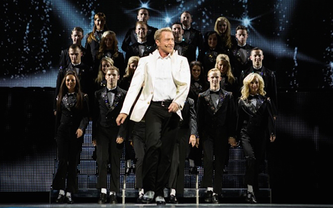 Michael Flatley and the cast of "Lord of the Dance." Photo: Brian Doherty.