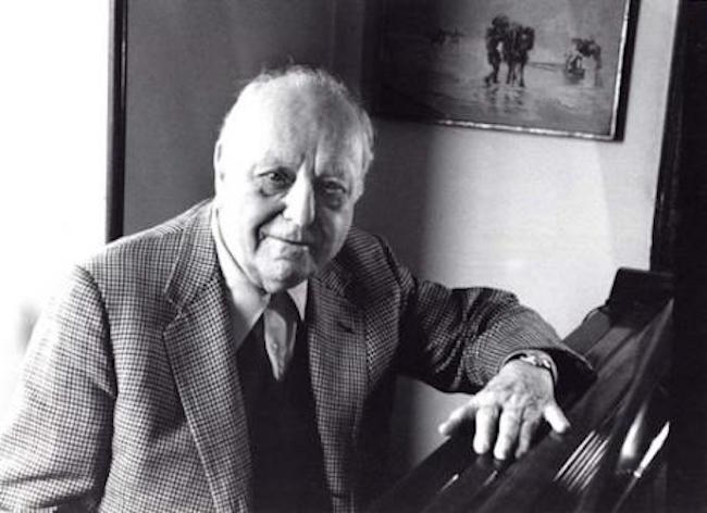 Composer and critic Virgil Thomson --
