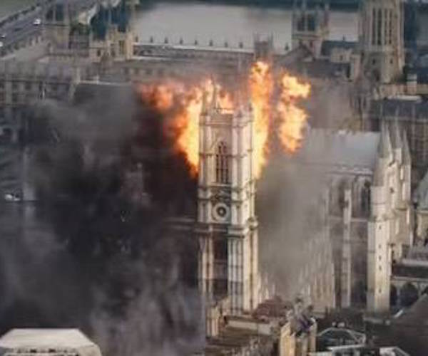 A scene of carnage from "London Has Fallen." 