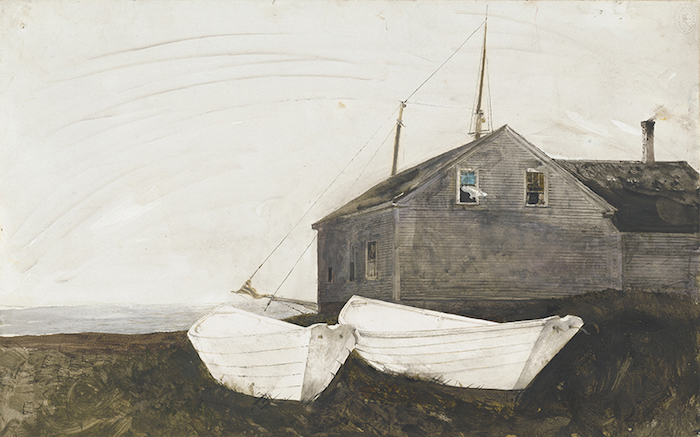 Andrew Wyeth, "The Sisters," 1978, watercolor, ©Andrew Wyeth. Private Collection