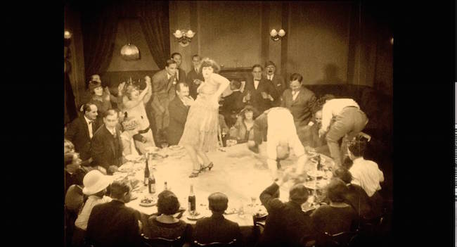 A lively scene from the silent film "Varieté," which is screening at the Coolidge Corner Theatre on May 2.