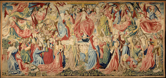 The Last Judgement tapestry at the Worcester Art Museum. Photo: WAM