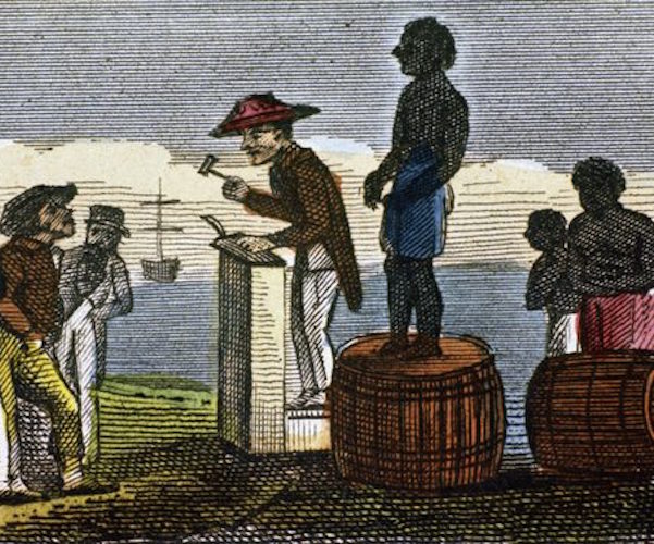Slaves in New England.