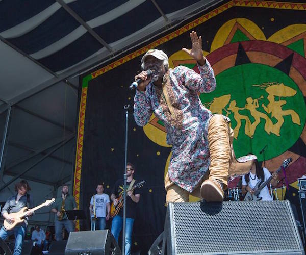 Alpha Blondy & The Solar System at the 2016 New Orleans Jazz & Heritage Festival presented by Shell Photo: Josh Brasted