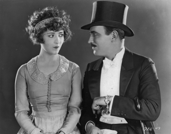 Betty Compson and Raymond Griffith in 1925's "Paths to Paradise," which screens at the Somerville Theater this week. 