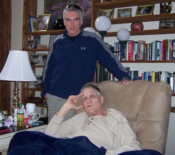 Harry Crews and Jay Atkinson in 2010. Photo: courtesy of Ted 