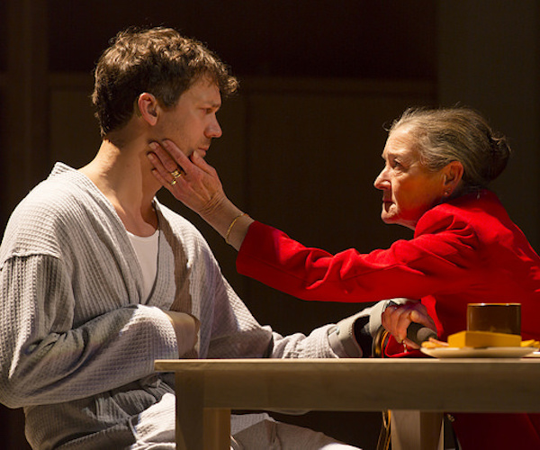 Russell Harvard and Nancy E. Carroll in the Huntington Theatre Company production of "I Was Most Alive With You."
