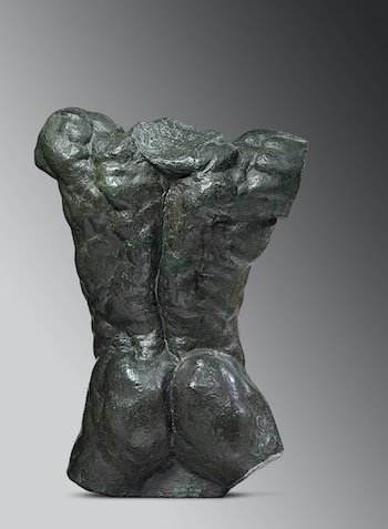 "Large Torso of Falling Man, Known as Torso of Louis XIV," 1904, Auguste Rodin, bronze, Cast by Georges Rudier Foundry, Cast 1969. Bronze .Collection of Phyllis Lambert, Montreal,