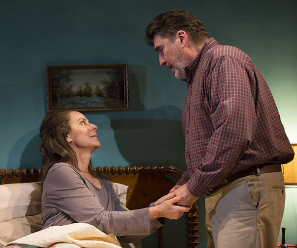 P(L to R): Jane Kaczmarek and Alfred Molina in the Williamstown Theatre Festival production of "No More Shall We Part." Photo: T. Charles Erickson.