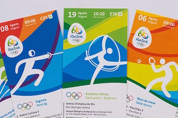 Tickets to events at the Rio 2016 Olympics, Source: