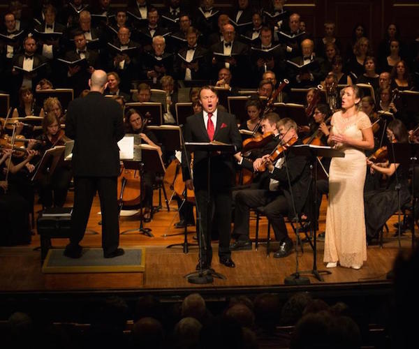  Gil Rose and the Odyssey Opera Orchestra with Aleš Briscein and Olga Jelínková. Photo: Kathy Wittman.
