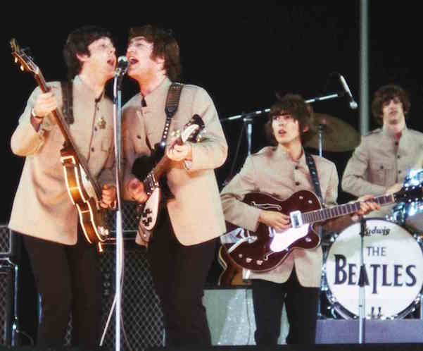 A scene from "The Beatles: Eight Days a Week -- The Touring Years."