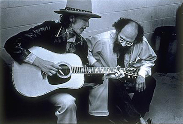 Bob Dylan and Allen Ginsberg. Photo: Elsa Dorfman.