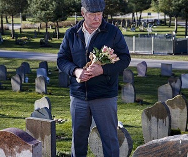 Rolf Lassgård  in a scene from "A Man Called Ove."