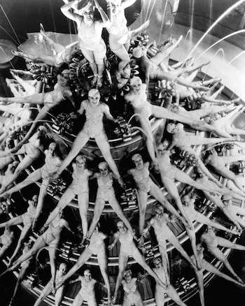 A Busby Berkeley dance sequence in "Footlight Parade" Directed by Lloyd Bacon sequence