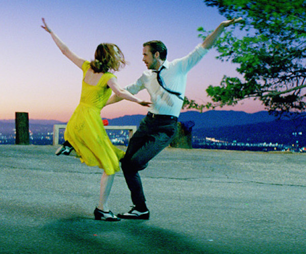 A scene from "La La Land," one of the top films of the year.