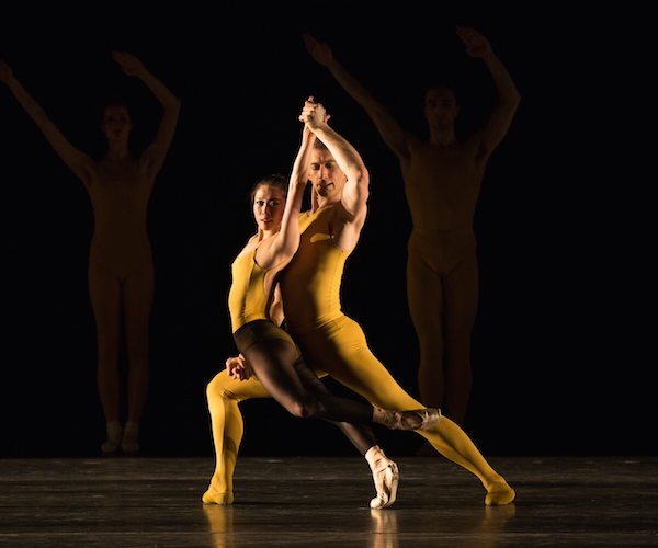 Misa Kuranaga and Patrick Yocum in William Forsythe's "Artifact." Photo: Rosalie O'Connor, courtesy of Boston Ballet.