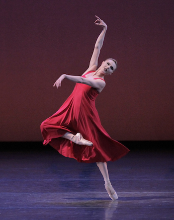 Sara Mearnes in the New York Ballet production of "Russian Seasons." Photo: Paul Kolnik.