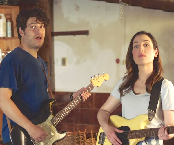 Adam Pally and Zoe Lister-Jones in "Band Aid."