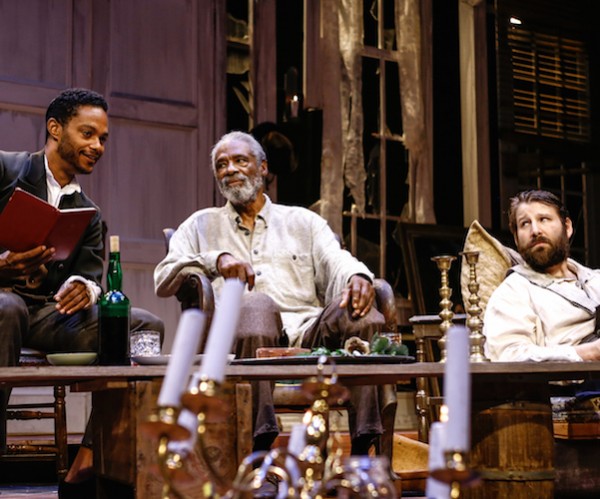 A scene from the Peterborough Players production of "The Whipping Man." (l to r): Robb Douglas, Taurean Blacque, and Will Howell.