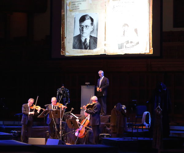 Emerson String Quartet Performs "The Black Monk" at Tanglewood. Photo: Hilary Scott.