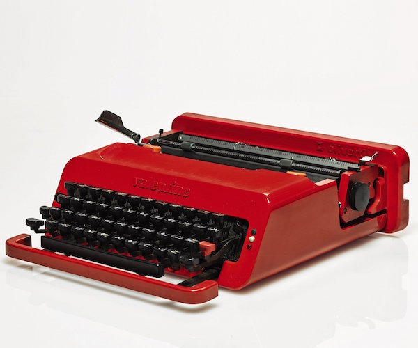 The Valentine Olivetti Typewriter (1969) by Ettore Sottsass, Photo: Olivetti Company.