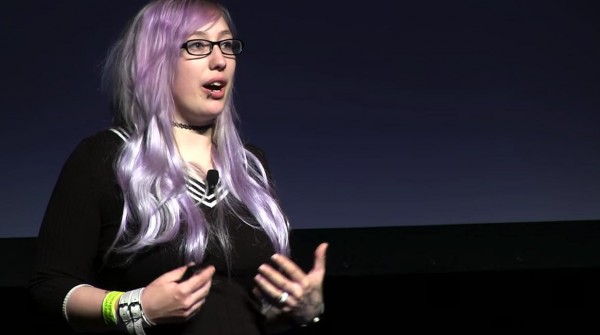 Zoe Quinn will appear at Brookline Booksmith on September 6th, promoting her new book, "Crash Override." (image via boingboing.net)