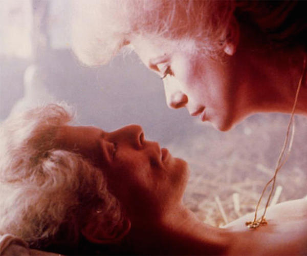 Catherine Deneuve and David Bowie in "The Hunger."