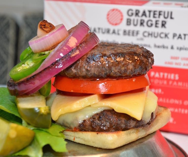 A look at the Grateful Burger. Photo: courtesy of the company.