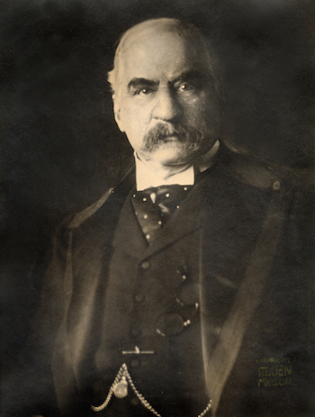 1903 portrait of Pierpont Morgan. 