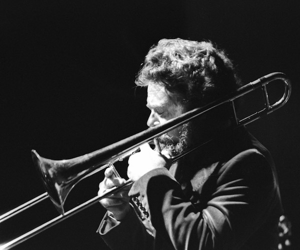 Roswell Rudd in Boston during the early . Photo: Michael Ullman