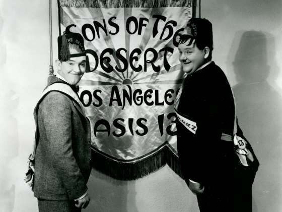 "Sons of the Desert" -- one of the greatest Laurel and Hardy comedies -- will be screened at the MFA.