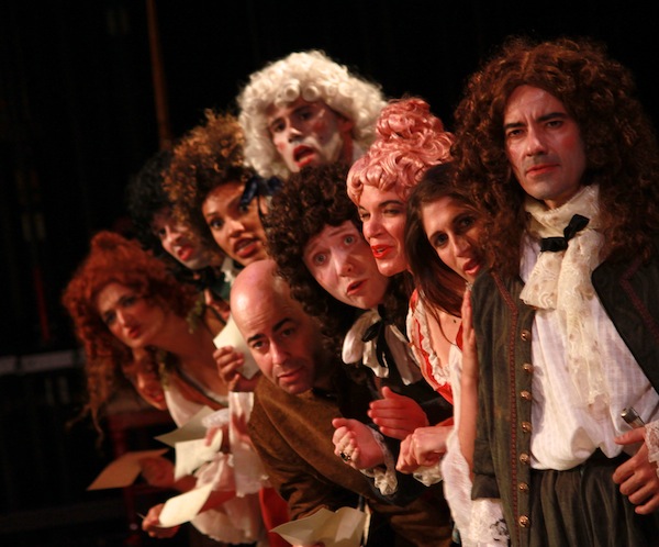 The cast of THE LIBERTINE.