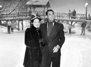 Loretta Young and Cary Grant in "The Bishop's Wife."