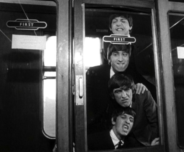 A scene from "A Hard Day's Night."
