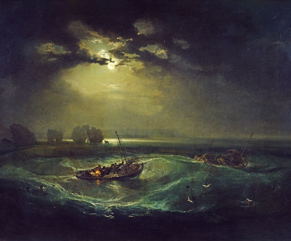 Joseph Mallord William Turner, "Fishermen at Sea" (exhibited 1796). Photo: Tate Images