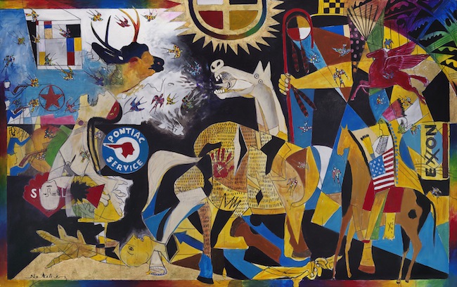 Guernica to Wounded Knee, Stan Natchez 2012. Photo: Courtesy of the Museum of Fine Arts, Boston. 	