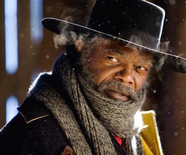 Samuel L. Jackson, the quintessential Tarantino yakker, in "The Hateful Eight."