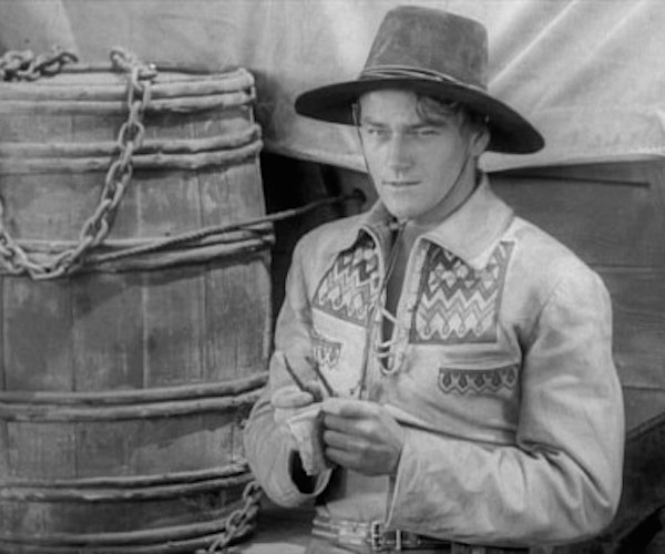 John Wayne in "The Big Trail." -- 