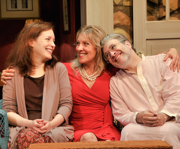 Dee Nelson, Lisa Bostnar, and Kraig Swartz in the Peterborough Players production of Photo:  Deb Porter-Hayes